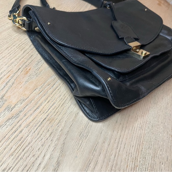 Tory Burch Priscilla Soft Leather Top Handle Satchel Crossbody Purse - Picture 6 of 15